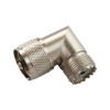 UHF PLUG PL259 TO UHF SOCKET SO239 R/ANGLE PACK OF 5