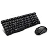 RAPOO X1800S 2.4GHz Wireless Optical Keyboard Mouse Combo Black - 1000DPI Nano
