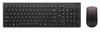 Lenovo Essential Wireless Combo Keyboard & Mouse Gen2 Low Profile Adjustable Tilt Leg Spill Resistant 1600DPI 3 buttons Optical Sensor 18mths Battery