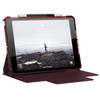 UAG [U] LucentApple iPad (10.2') (9th/8th/7th Gen) Folio Case - Aubergine/Dusty Rose (12191N314748), DROP+ Military Standard, Armor Shell