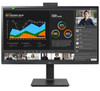 LG 27' IPS QHD (2560x1440) Pivot Monitor with Built-in Full HD Webcam & Mic, Daisy Chain & USB Type-C, Reader Mode, Adjustable Height