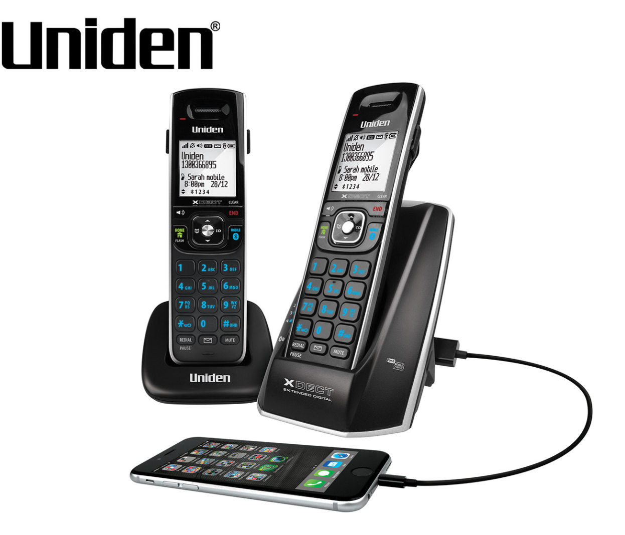 Uniden XDECT 8315+1 Integrated Bluetooth Digital Cordless Phone System