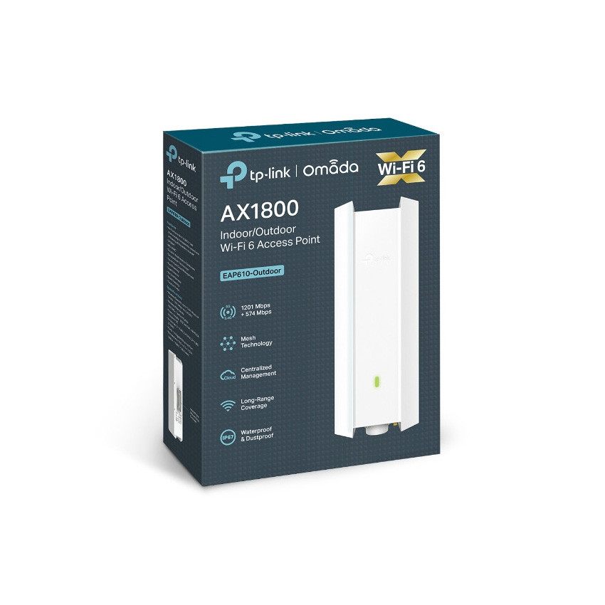 TP-Link EAP610-Outdoor AX1800 Indoor/Outdoor WiFi 6 Access Point