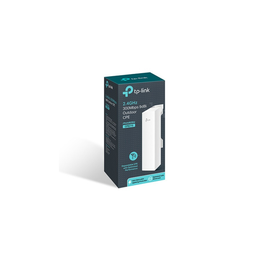 Cpe210 TP-Link CPE210 2.4GHz 300Mbps 9dBi Outdoor CPE Access Point 27dBm 5km ...