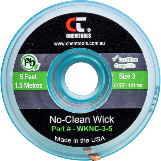 Chemtools CHEMTOOLS 1.91Mm X 1.5M Soder Wick Braid Chemtools 38616020