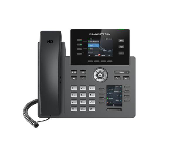 Grandstream GRP2614 4 Line IP Phone, 4 SIP Accounts, 320x240 Colour Screen, BLF Keys, HD Audio