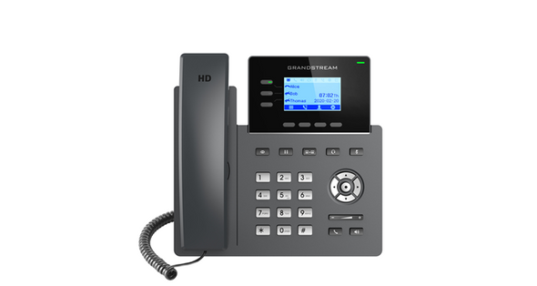 Grandstream GRP2603 Carrier Grade 3 Line IP Phone, 3 SIP Accounts, 2.98' LCD, 132x64 Screen, HD Audio, Wi-Fi, 5 way Conference, 1Yr Wtyf