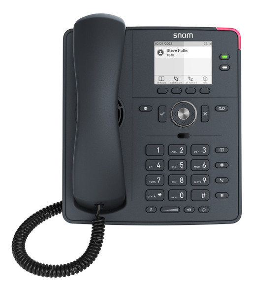 SNOM D140 DeskTelephone, PoE, HD Audio, Cost-effective, 2 SIP Identities, Low Power Consumption (PoE)