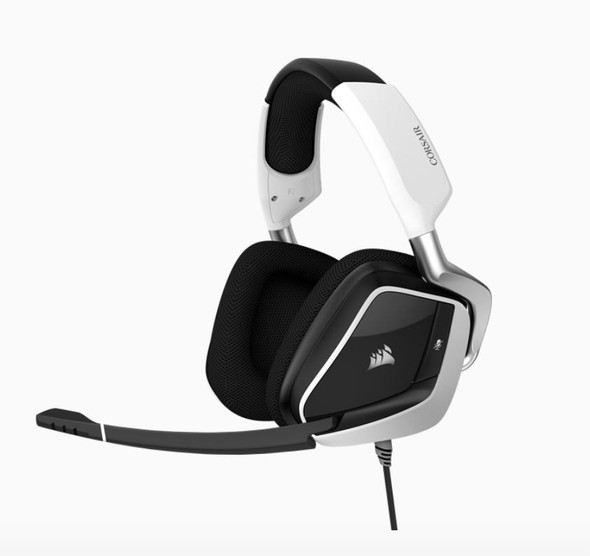 Corsair VOID Elite White USB Wired Premium Gaming Headset with Dolby® Headphone 7.1 AUDIO