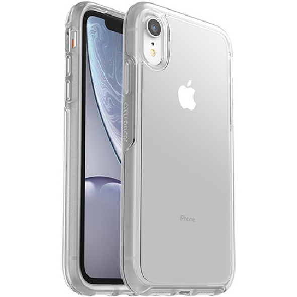 OtterBox Symmetry Clear Apple iPhone XR Case Clear - (77-59875), Antimicrobial, DROP+ 3X Military Standard,Raised Edges,Ultra-Sleek,Durable Protection