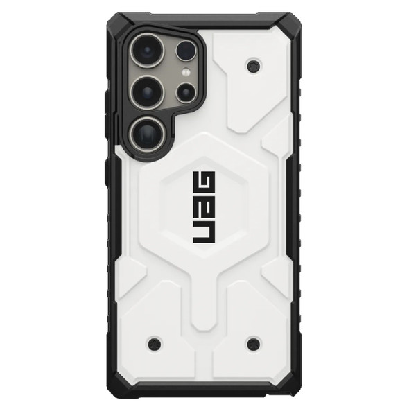 UAG Pathfinder Pro Magnetic Samsung Galaxy S24 Ultra 5G (6.8') Case - White (214424114141), 18ft. Drop Protection (5.4M), Raised Screen Surround