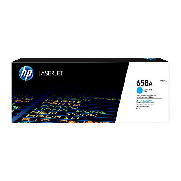 HP #658A Cyan Toner W2001A