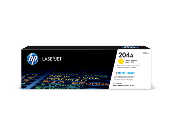 HP 204A Yellow LaserJet Toner Cartridge