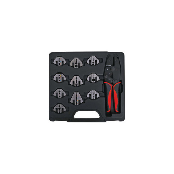 10 Jaw Magnetic Ratchet Universal Crimp tool Kit