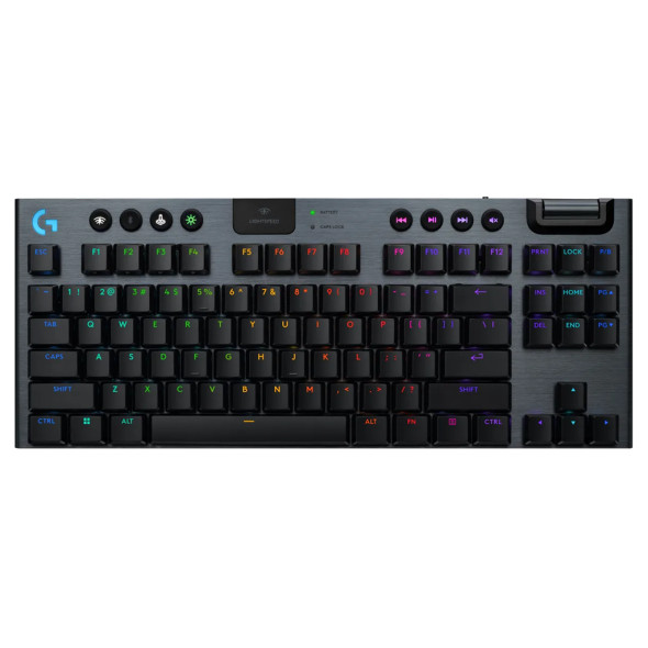 Logitech G915 X Lightspeed TKL Keyboard Black  Linear Bluetooth-enabled devices Internet access for Logitech G HUB Software