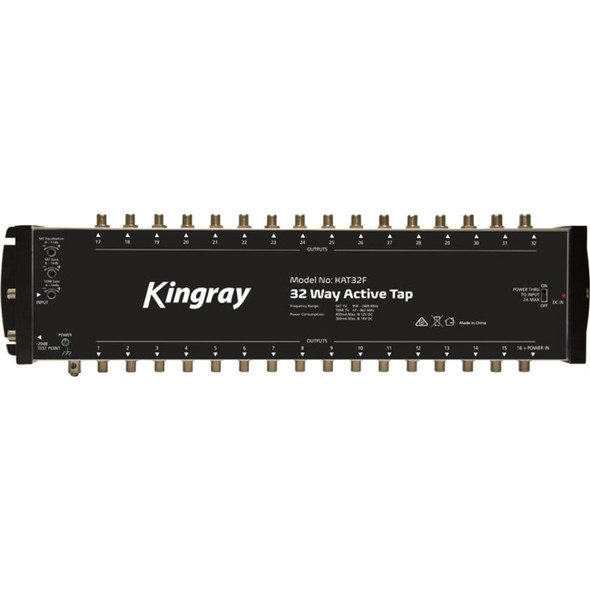 KAT32F 32 PORT ACTIVE TAP 47-2400 MHZ GAIN AND SLOPE CONTROL