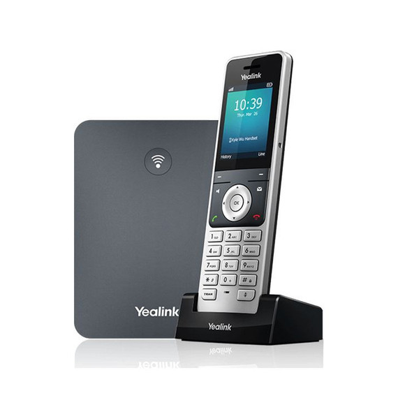 Yealink W76P High-Performance IP DECT Solution including W56H Handset and W70B Base Station, Up to 20 simultaneous calls, Flexible Noise Reduction VOIP PHONE