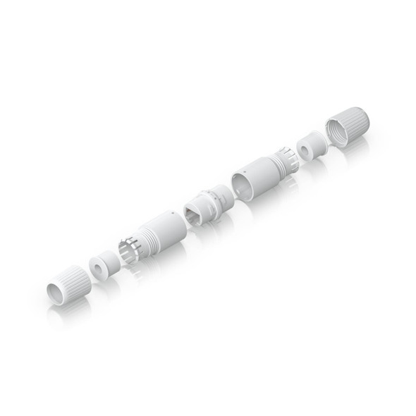 Ubiquiti RJ45 Inline Coupler Outdoor, 2-Pack, Compact, Weatherproof RJ45 Coupler For Extending Ethernet Cables In Outdoor Installations, IPX6 Ubiquiti RJ45 Inline Coupler Outdoor, 2-Pack, Compact, Weatherproof RJ45 Coupler For Extending Ethernet Cables In Outdoor Installations, IPX6