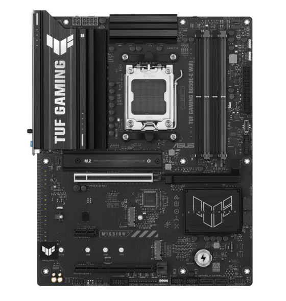 ASUS AMD B650E TUF GAMING B650E-E WIFI (AM5) ATX Motherboard 4x DDR5 256B, 1x PCIe 5.0 x16 slot, 3 x M.2 slots, 4 x SATA, Wi-Fi 6E, Realtek 2.5Gb