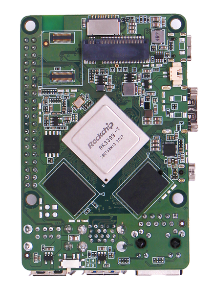 OKdo x Radxa Rock Pi 4B Model SE 4GB Single Board Computer Rockchip RK3399-T ARM Cortex-A72