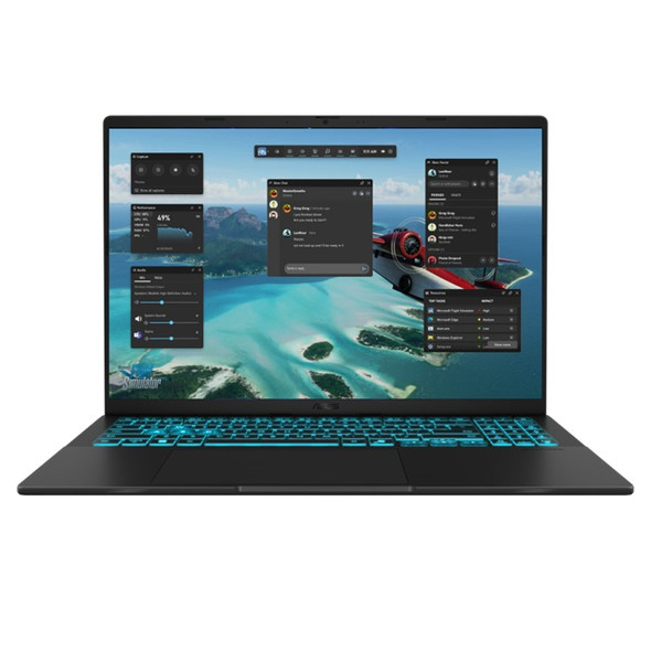 ASUS V16 16' INTEL CORE 7 240H (Raptor Lake) 144Hz FHD WUXGA (1920 x 1200) 16G 1TB Matte Black Win11P 1.9kg Content Creator Laptop ASUS V16 16' INTEL CORE 7 240H (Raptor Lake) 144Hz FHD WUXGA (1920 x 1200) 16G 1TB Matte Black Win11P 1.9kg Content Creator Laptop