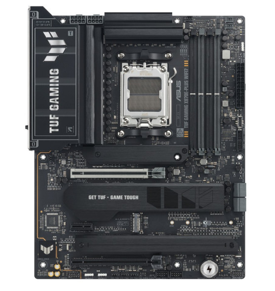 ASUS AMD TUF GAMING X870E-PLUS WIFI7 (AM5) ATX Motherboard, DDR5 Max.256GB, 1x PCIe 5.0 x16 slot, 4x M.2 slots, 4x SATA, Realtek 2.5Gb Ethernet ASUS AMD TUF GAMING X870E-PLUS WIFI7 (AM5) ATX Motherboard, DDR5 Max.256GB, 1x PCIe 5.0 x16 slot, 4x M.2 slots, 4x SATA, Realtek 2.5Gb Ethernet