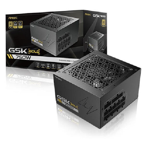 Antec GSK750 V2 80+ Gold Fully Modular, 750W, ATX 3.1, 140×150×86mm, 120mm fan, PCIE 5.1, 12VHPWR, OCP/OVP/UVP/SCP/OPP/OTP, 7Y warranty Antec GSK750 V2 80+ Gold Fully Modular, 750W, ATX 3.1, 140×150×86mm, 120mm fan, PCIE 5.1, 12VHPWR, OCP/OVP/UVP/SCP/OPP/OTP, 7Y warranty