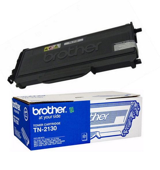 Brother TN-2130 Mono Laser Toner- Standard, HL-2140/2142/2150N/2170W, DCP-7040, MFC-7340/7440N/7840W- Up to 1500 pages Brother TN-2130 Mono Laser Toner- Standard, HL-2140/2142/2150N/2170W, DCP-7040, MFC-7340/7440N/7840W- Up to 1500 pages
