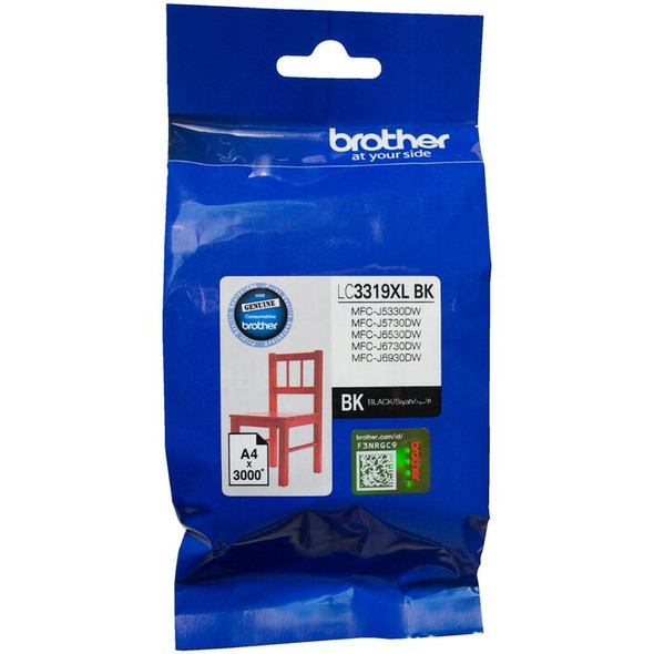Brother LC-3319 XL Black to Suit - J5330DW/J5730DW/J6530DW/J6730DW/J6930DW Brother LC-3319 XL Black to Suit - J5330DW/J5730DW/J6530DW/J6730DW/J6930DW