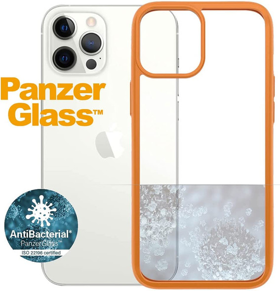PanzerGlass™ ClearCaseColor™ Applw iPhone 12 Pro Max - PanzerGlass Orange Limited Edition (0284), Slim Fashionable Design, Enhance Protection