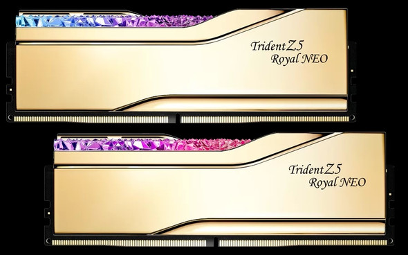 G.SKILL F5-6000J2836F48GX2-TR5NG 48GB  (2 x 48GB)/ DDR5 6000 MT/s/ Timings 28-36-36-96/ Voltage 1.35V/ EXPO/Trident Z5 Royal Neo