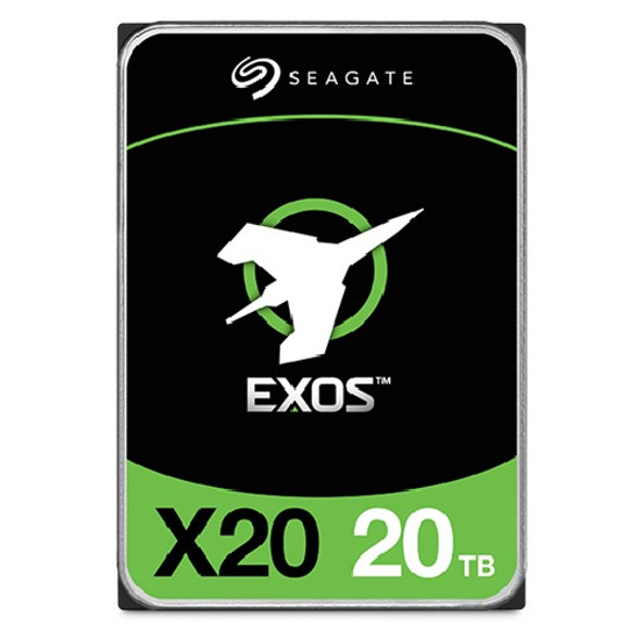 Seagate Exos X20 ENTERPRISE 512E/4KN INTERNAL 3.5' SATA DRIVE, 20TB, 6GB/S, 7200RPM, 5YR WTY
