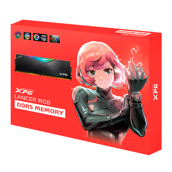 32GB KIT (6000MHz) ADATA XPG LANCER GAMING MEMORY BLACK/RGB