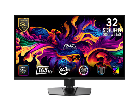 32" MSI MAG 322UP QD-OLED E16 (4K UHD) GAMING MONITOR