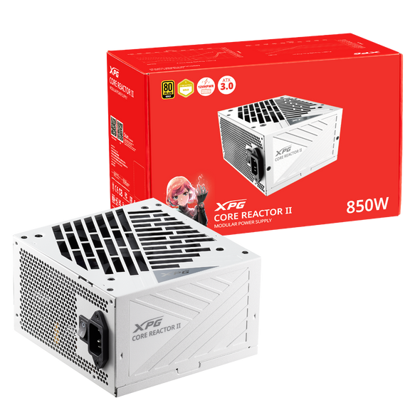 850W ADATA XPG CORE REACTOR II WHITE POWER SUPPLY