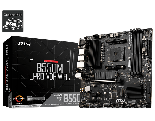 MSI B550M PRO-VDH WIFI MOTHERBOARD