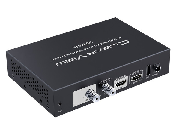 ClearView HD4444S 4K HEVC DVBT Modulator HDMI HDCP v2.2 x 1 with HDMI Loop Through