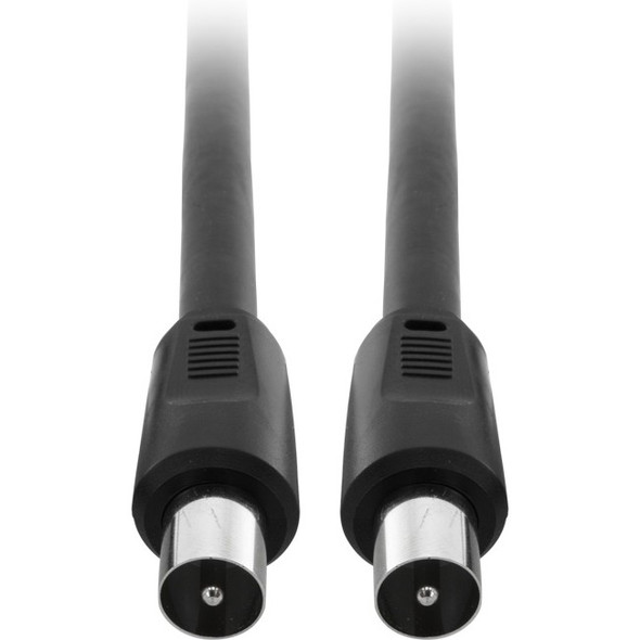 PRO2 5M Rg59Quad Pal Flylead Pal Plug To Plug Lead - Black