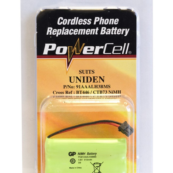 POWERCELL 3.6V Nimh 850Mah Phone Battery Suits Uniden Cordless Phone