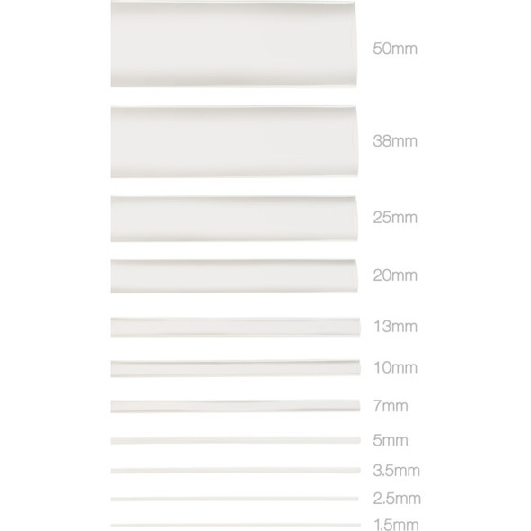 3.5Mmx1.2M Heat Shrink - Clear Hscl135