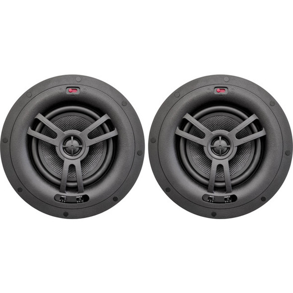 EARTHQUAKE 6.5" Edgeless Ceiling Speakers Pr One Hander Ez Mount Shallow
