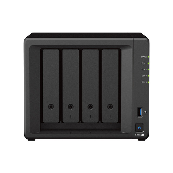 Synology DiskStation DS923+ 4-Bay AMD Dual Core CPU, 4GB RAM, 2xGbE NAS 2 x USB3.2, 1 x eSATA, 3Y WTY (DS920+ Replacement)