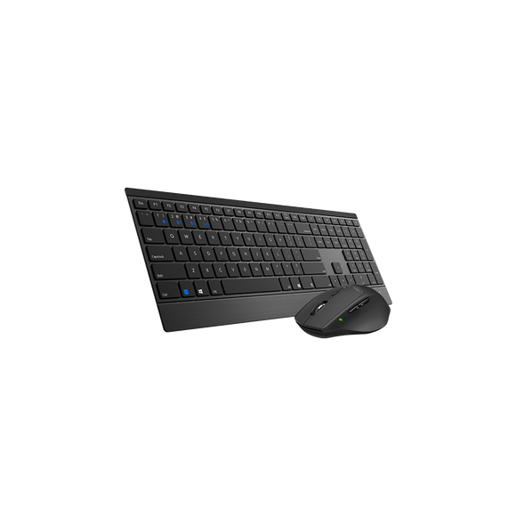 RAPOO 9500M Bluetooth & 2.4G Wireless Multi-mode Keyboard Mouse Combo Black - 1300DPI 4.5mm Ultra-Slim