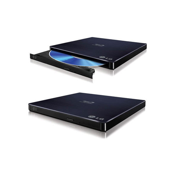 LG BP50NB40 8x Ultra Slim Portable External USB Blu-Ray Drive Burner - M Disc Silent Play 3D Jamless Play