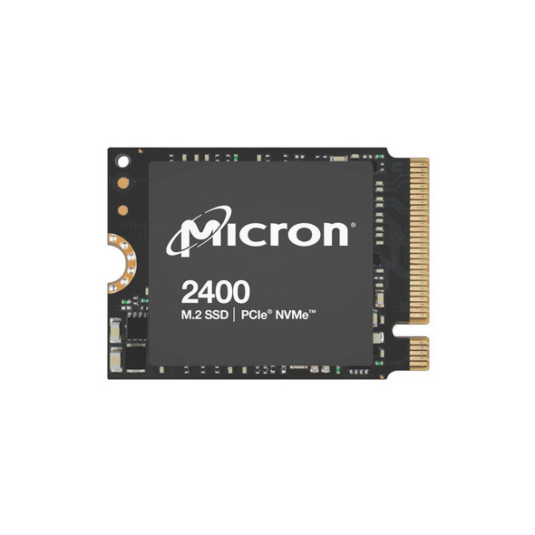 Micron/Crucial 2400 512GB M.2 2230 NVMe SSD 4200/1800 MB/s 400K/400K 150TBW 2M MTTF AES 256-bit Encryption 3yrs wty