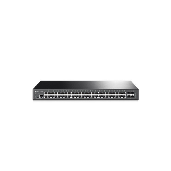 TP-Link TL-SG3452 JetStream 48-Port Gigabit L2 Managed Switch, 4 SFP Slots, Omada SDN, Centralised Mgt, Static Routing  (T2600G-52TS)