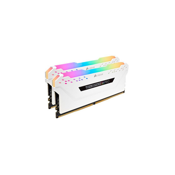 Corsair Vengeance RGB PRO 16GB (2x8GB) DDR4 3200MHz C16 Desktop Gaming Memory White