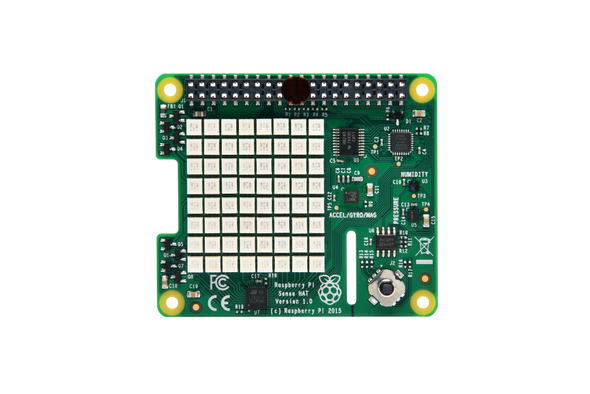 Raspberry Pi Sense HAT with Orientation, Pressure, Humidity & Temperature Sensor