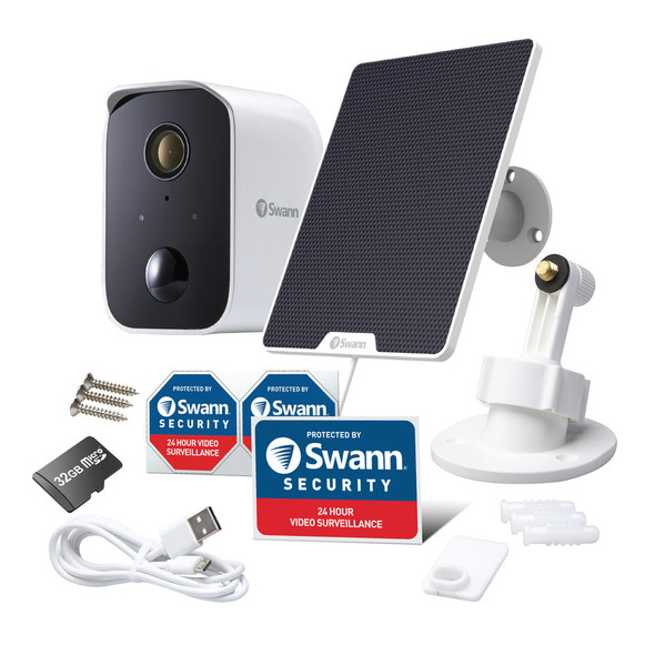 Swann Wi-Fi Battery Powered Camera and Solar Panel Pack