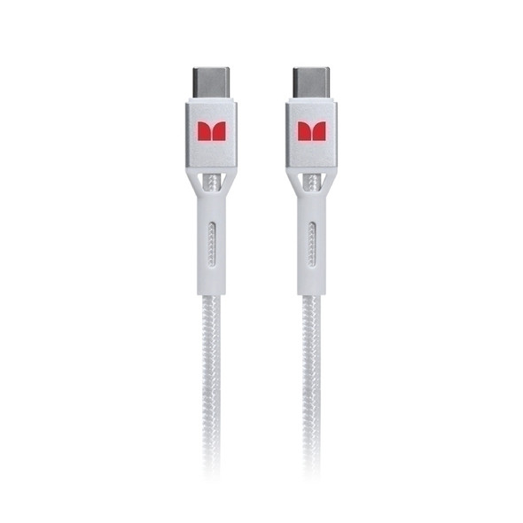 Braided 1.2M USB-C to USB-C - White